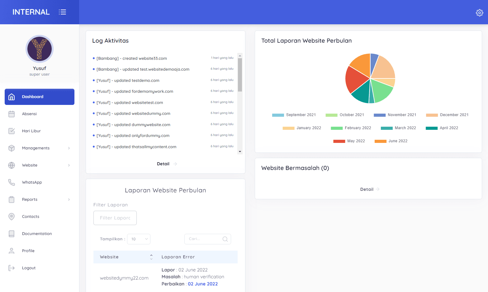 Private Internal Tools By Yusuf Neeson